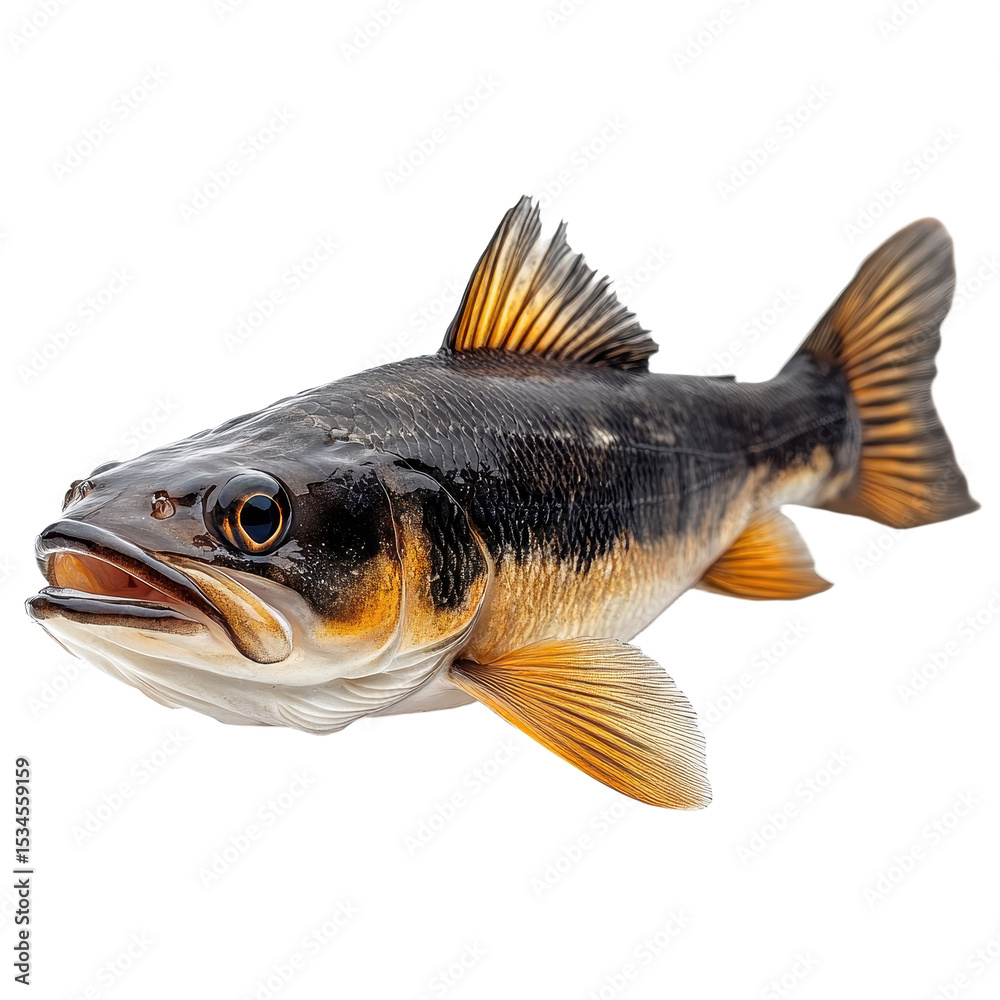 Fototapeta premium Bowfin isolated on transparent background.