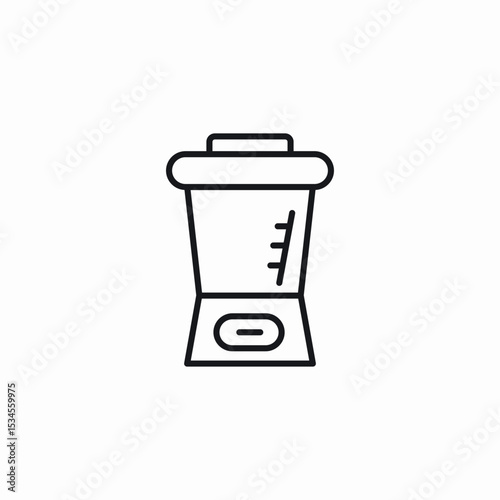 kitchen blender icon sign vector