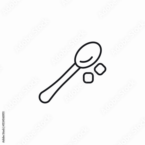 sugar cubes icon sign vector