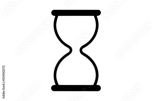 Hourglass sand timer time management countdown icon