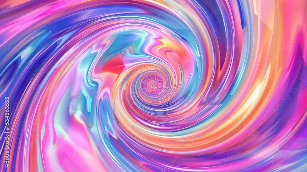 Fototapeta premium Vibrant Huescapes: Playful Gradient Color Cartoon Backgrounds – Pastel Sky Fades, Neon Candy Transitions, Galaxy Ombre Dreams, and Rainbow-Pool Textures in Bold, Whimsical Illustrations for Digital Ar