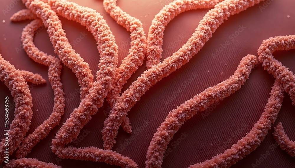 Obraz premium Pink Cord Close Up