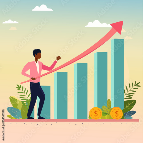 Telephone call expert to generate lead or sales, success telemarketing tell promotion to prospect or client concept, businessman sale representative agent talk in phone call with thumb up feedbac