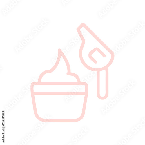 Elegant hair dye icon for beauty and salon applications - enhance your hair coloring experience with premium hair dye tools