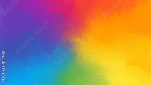 Vibrant abstract rainbow gradient background with blended color palette for design projects