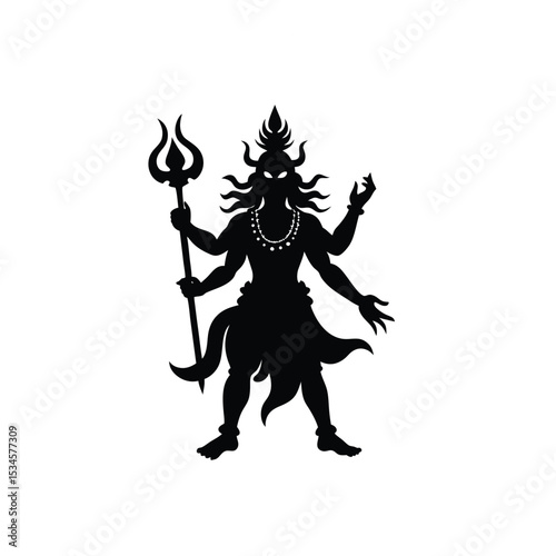vector illustration of a kali