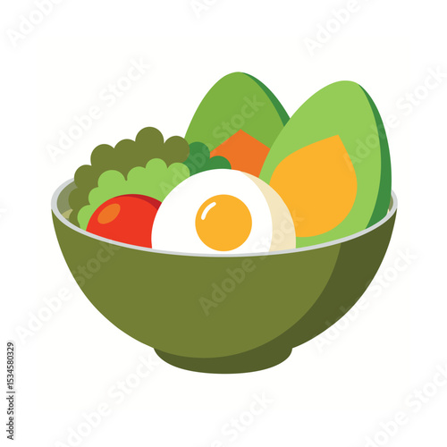 Delicious and Healthy Avocado Egg Salad Bowl Recipe A Vibrant and Nutritious Meal