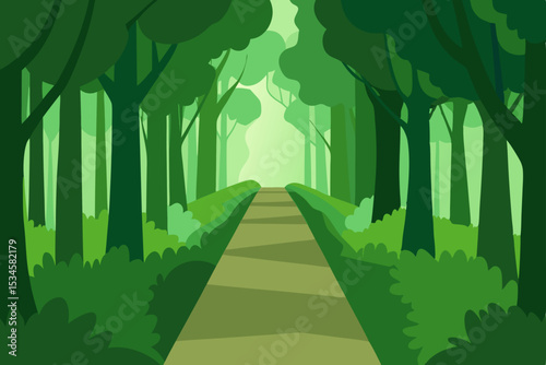 Serene Forest Path A Tranquil Nature Escape