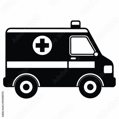 Ambulance car vector illustration
