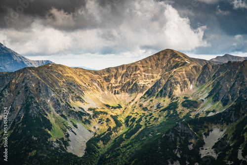 Fototapeta Naklejka Na Ścianę i Meble -  View from the Kasprowy Wierch, Landscape Photography