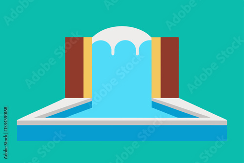 Serene Waterfall Pool Design Tranquil Oasis Backyard Paradise