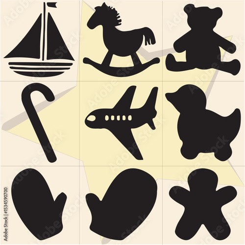 Toy Shadow Puzzle set-72