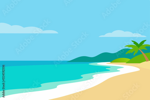 Tropical Beach Paradise Sun, Sand, and Serenity