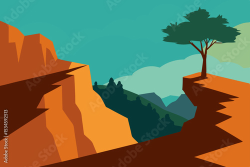 Majestic Canyon Landscape Solitude, Nature, and Tranquil Views