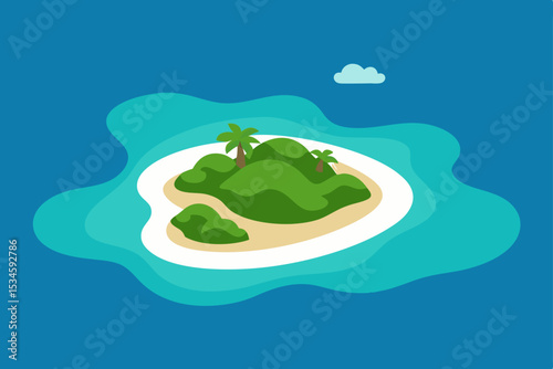 Tropical Island Paradise A Serene Escape in the Ocean