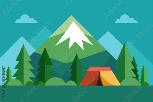 Majestic Mountain Camping A Serene Escape in Nature's Embrace