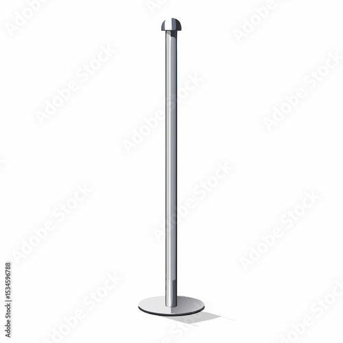 Festivus Pole Minimalist Vector Illustration on White Background