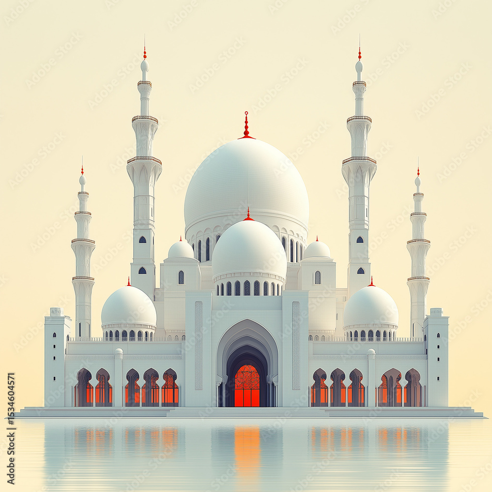 Obraz premium Card mosque