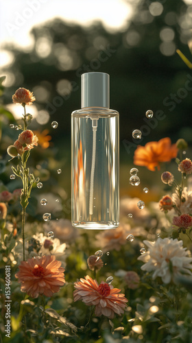bottle of facial essence