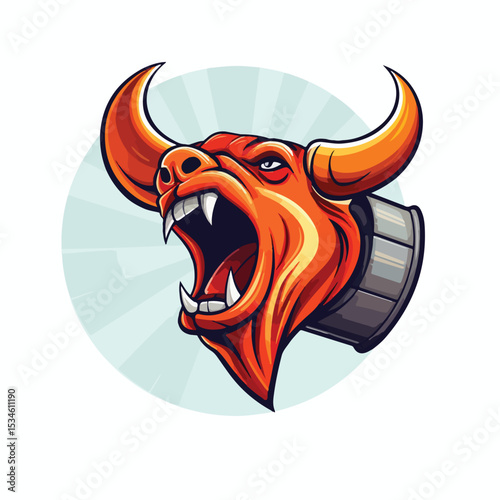 Bullhorn Volume Symbol Vector Illustration Isolated - Icon for Marketing Strategies and Communication Campaigns
