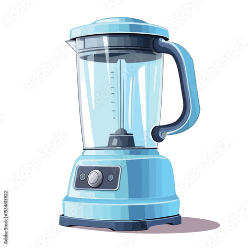 High-Quality Vector Illustration of a Kitchen Blender Isolated on White Background for Professional Designs