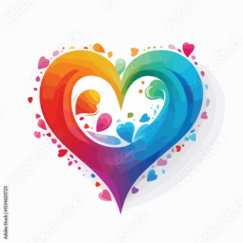 Professional Heart Icon Design Vector Illustration for Graphic Designs