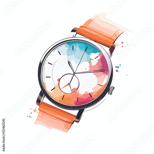 Professional Modern Design Watch Icon Vector Image for Business Use