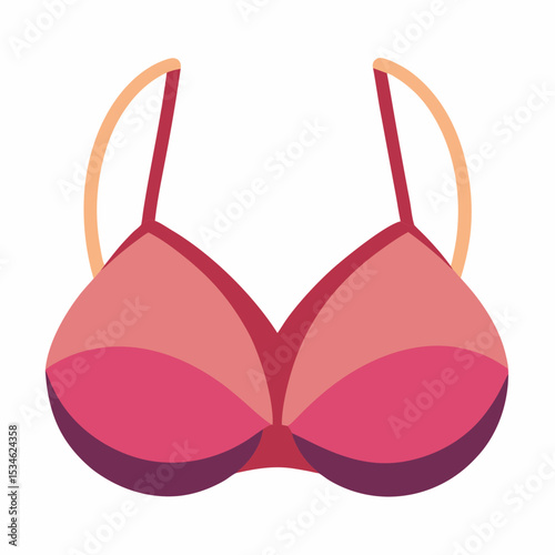 Minimal Bikini Bra Illustration