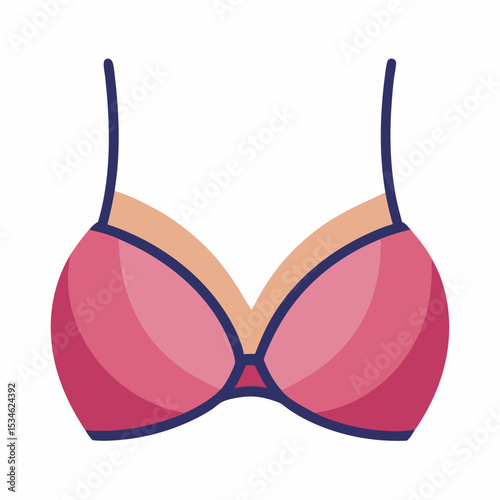 Minimal Bikini Bra Illustration