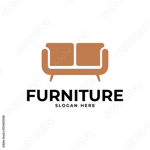 furniture sofa logo icon