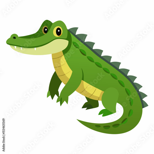 White Background Caiman Art