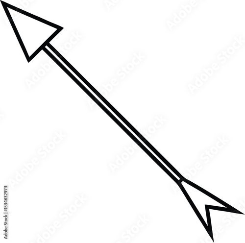 Simple Arrow Vector Illustration  Clean, Sharp Design for Direction and Guidance