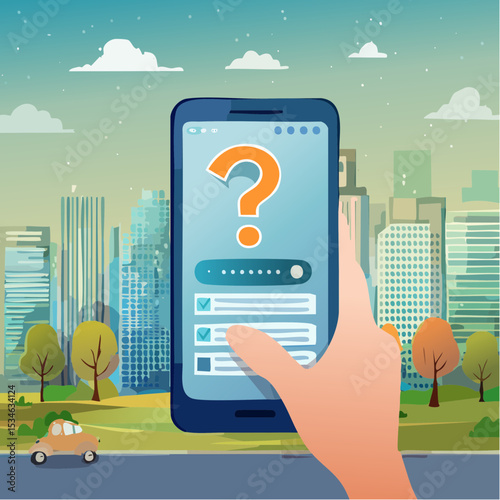 Artificial intelligence AI to help solve problem, chatbot or machine learning to answer hard question, assistance service, technology to help concept, human hand with question mark and AI answe