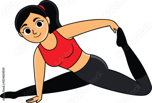 Dynamic Stretching Pose for Flexibility and Strength