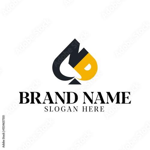ND DN Logo design vector art illustration