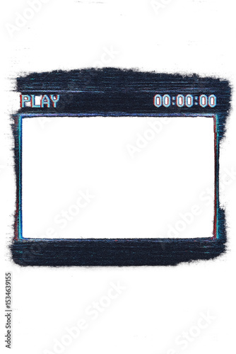 Analogic VHS Glitch Frame