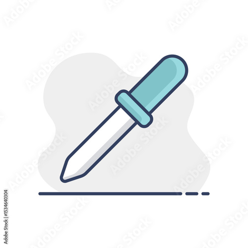 Dropper vector icon. Medical sign