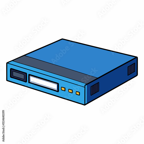 Minimal Blu-ray Player Illustration