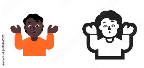 Person Raising Hands Dark Skin