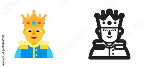 King with Crown Yellow
