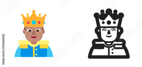 King with Crown Medium Skin