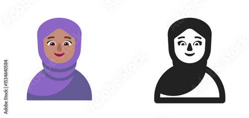 Person with Purple Hood Medium Skin