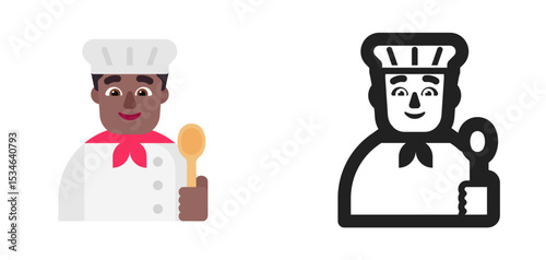 Chef Medium Dark Skin Male