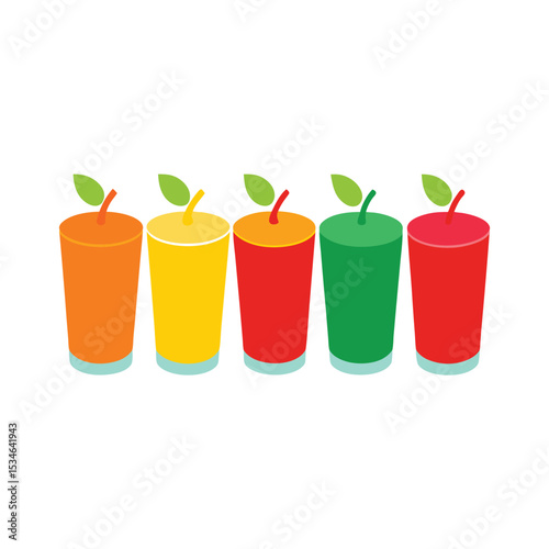 Refreshing Apple Juice Variety A Colorful Blend of Flavors