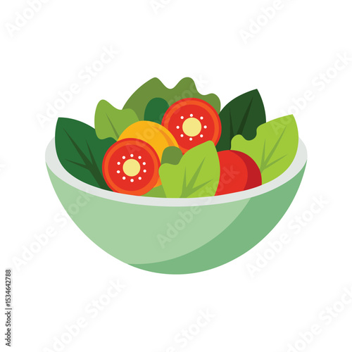 Fresh and Vibrant Salad Bowl A Healthy and Delicious Meal