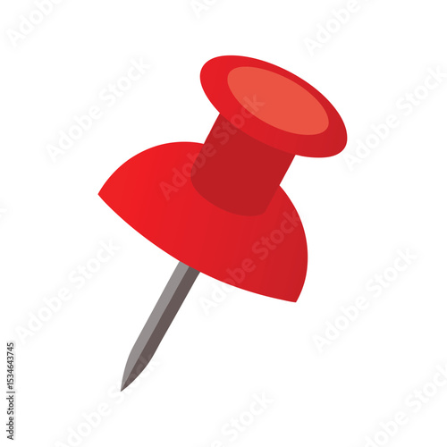 Red Push Pin A Simple Yet Essential Office Supply