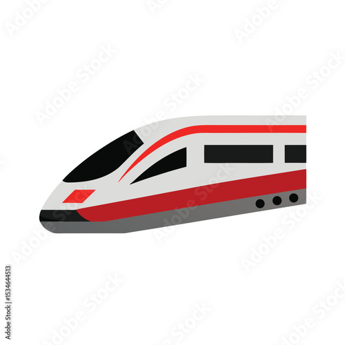 High-Speed Rail Modern Train Transportation Icon