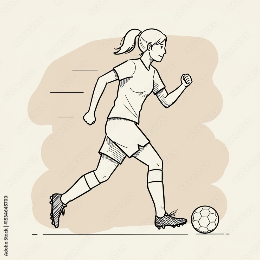 Fototapeta premium football player