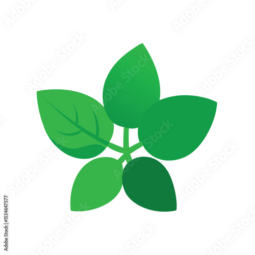 Vibrant Green Leaves Nature's Freshness and Serenity