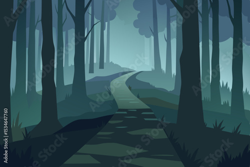 forest in the night